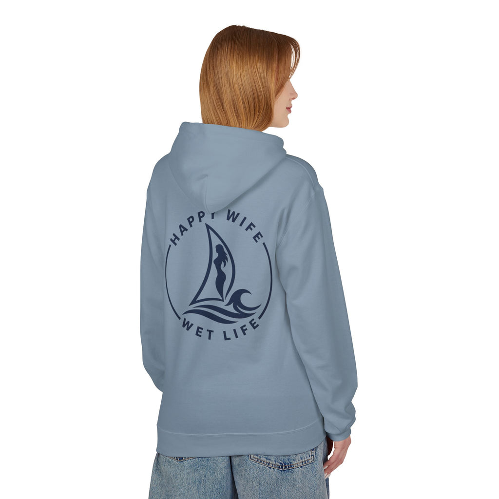 "Happy Life Wet Life" Nautical Graphic Pullover