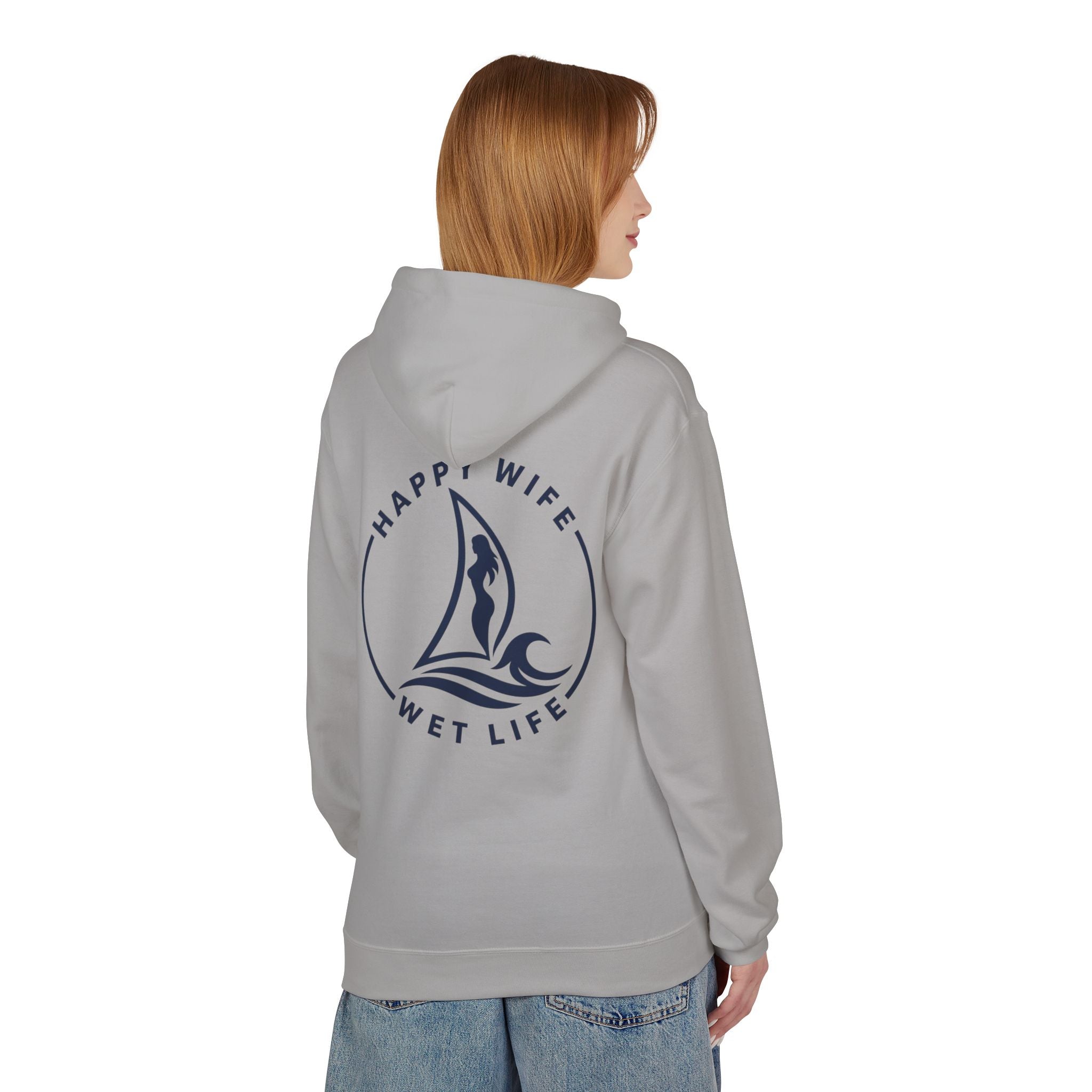 "Happy Life Wet Life" Nautical Graphic Pullover