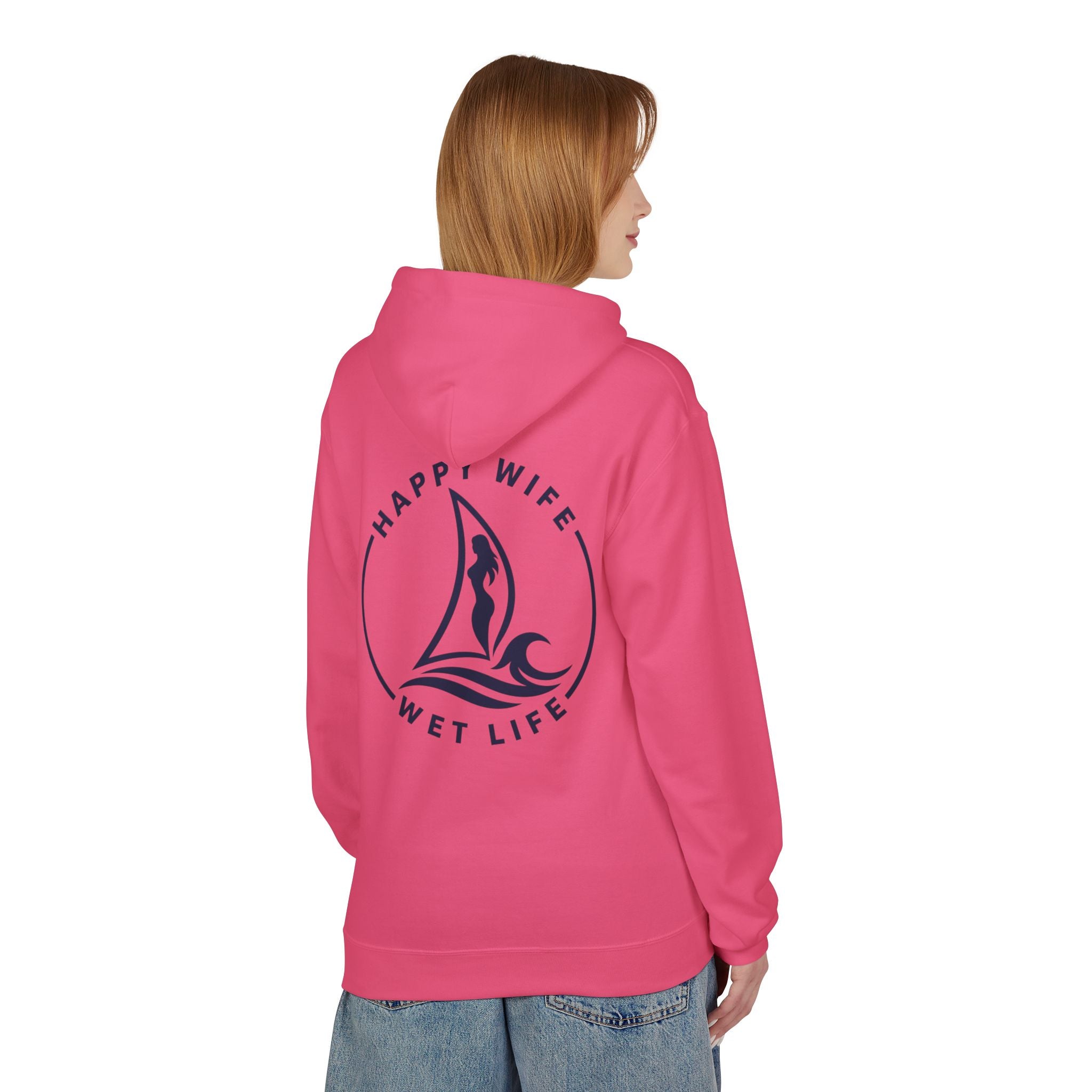 "Happy Life Wet Life" Nautical Graphic Pullover