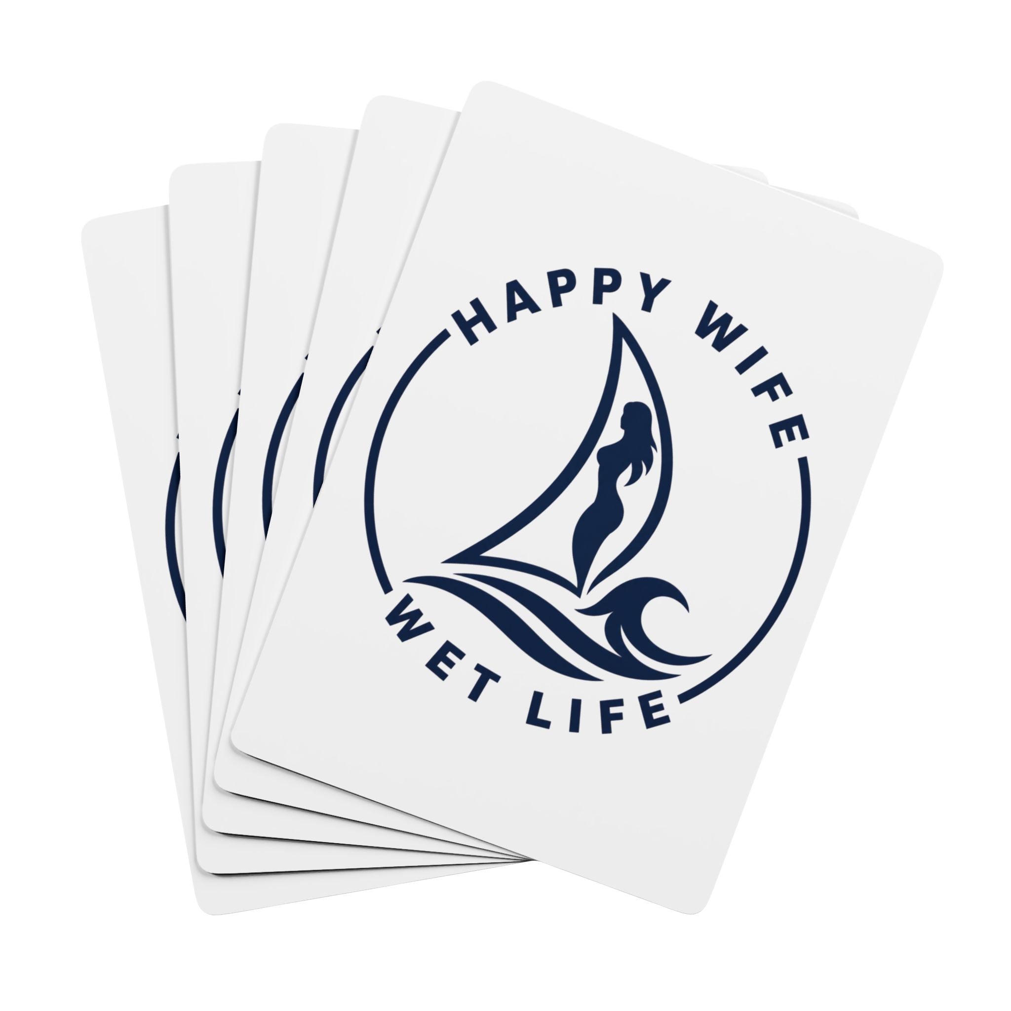 Playing Cards – “Happy Wife Wet Life” Nautical Poker Deck