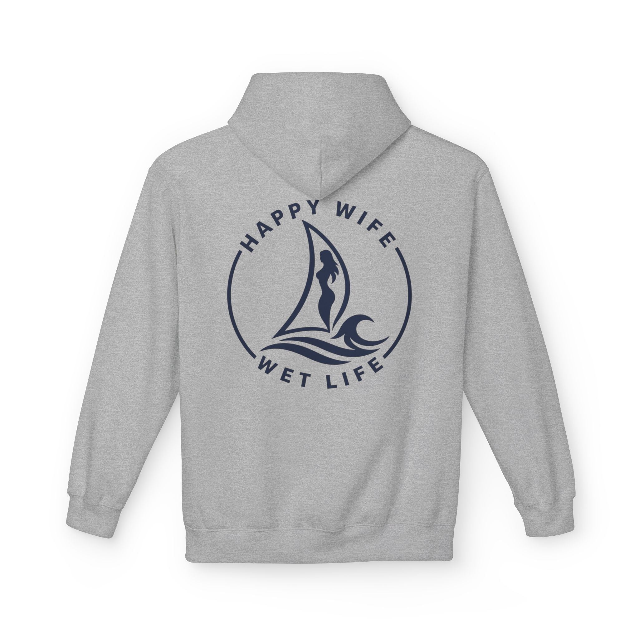 "Happy Life Wet Life" Nautical Graphic Pullover