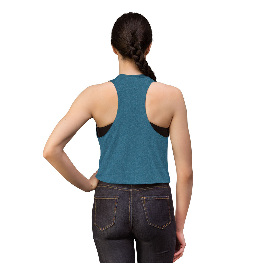 Happy Wife Wet Life Woman Surfing Crop Top — Surfing Summer Tank for Surfing Wives