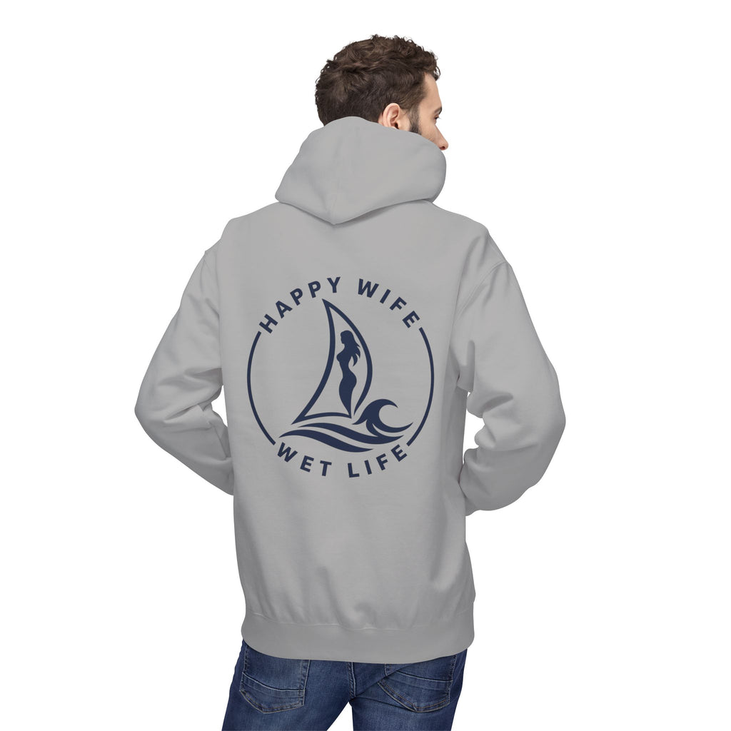 "Happy Life Wet Life" Nautical Graphic Pullover