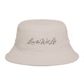 Bucket Hat — "Live the Wet Life" Embroidered Beach Bucket Hat