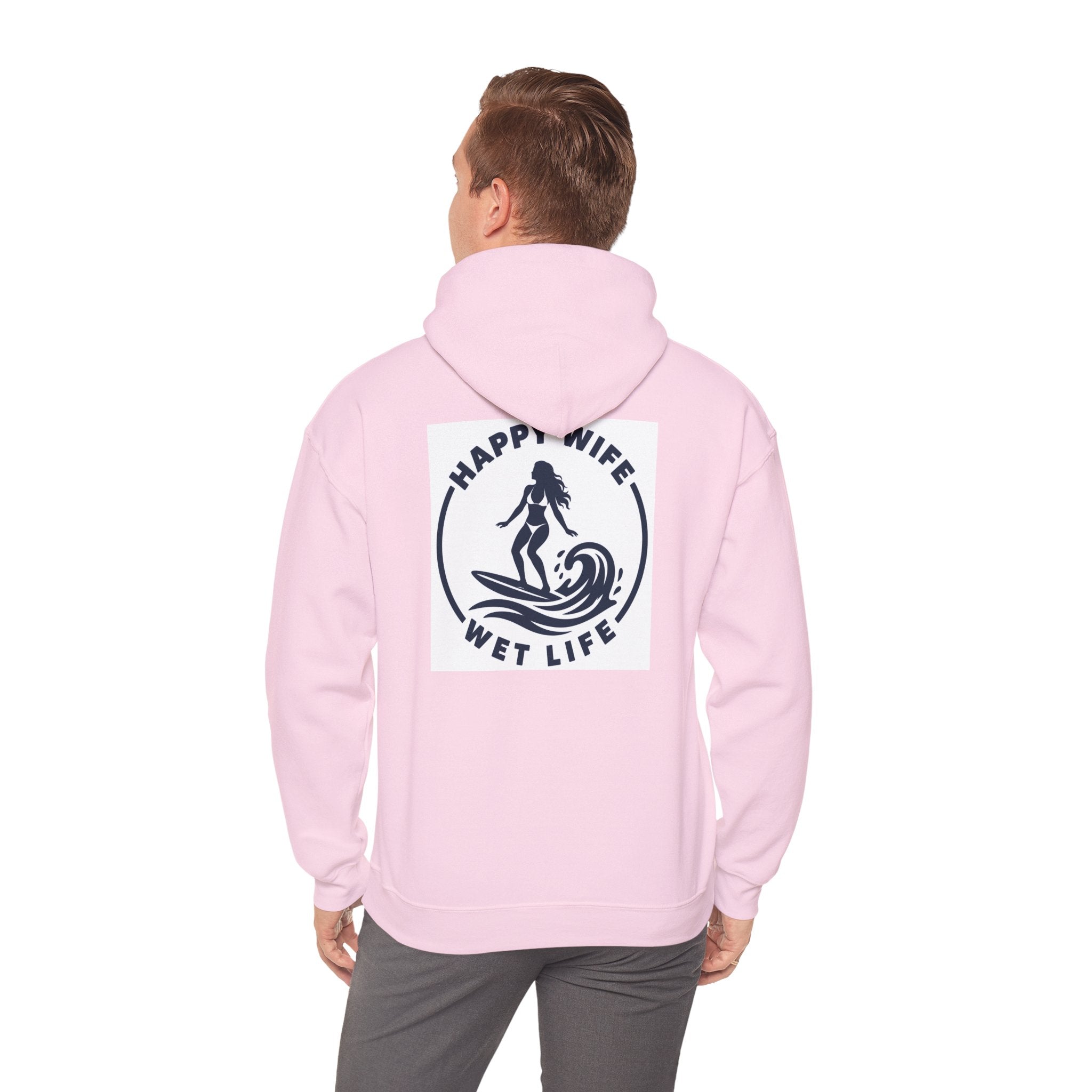 Unisex Heavy Blend™ Hooded Woman Surfing Sweatshirt