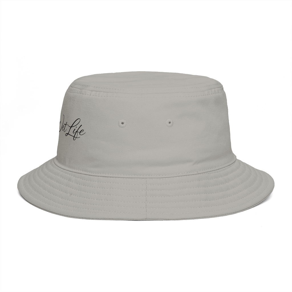 Bucket Hat — "Live the Wet Life" Embroidered Beach Bucket Hat