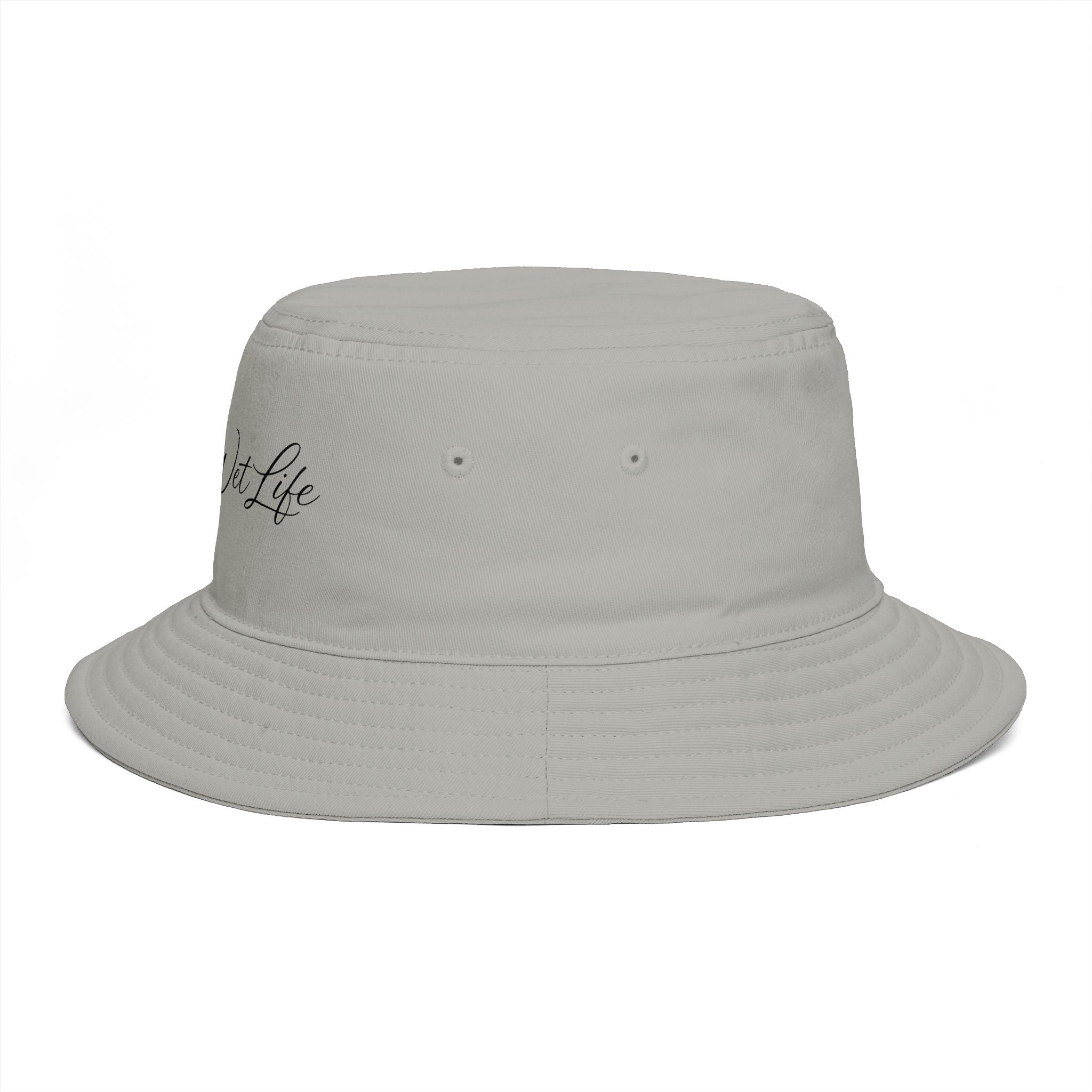Bucket Hat — "Live the Wet Life" Embroidered Beach Bucket Hat
