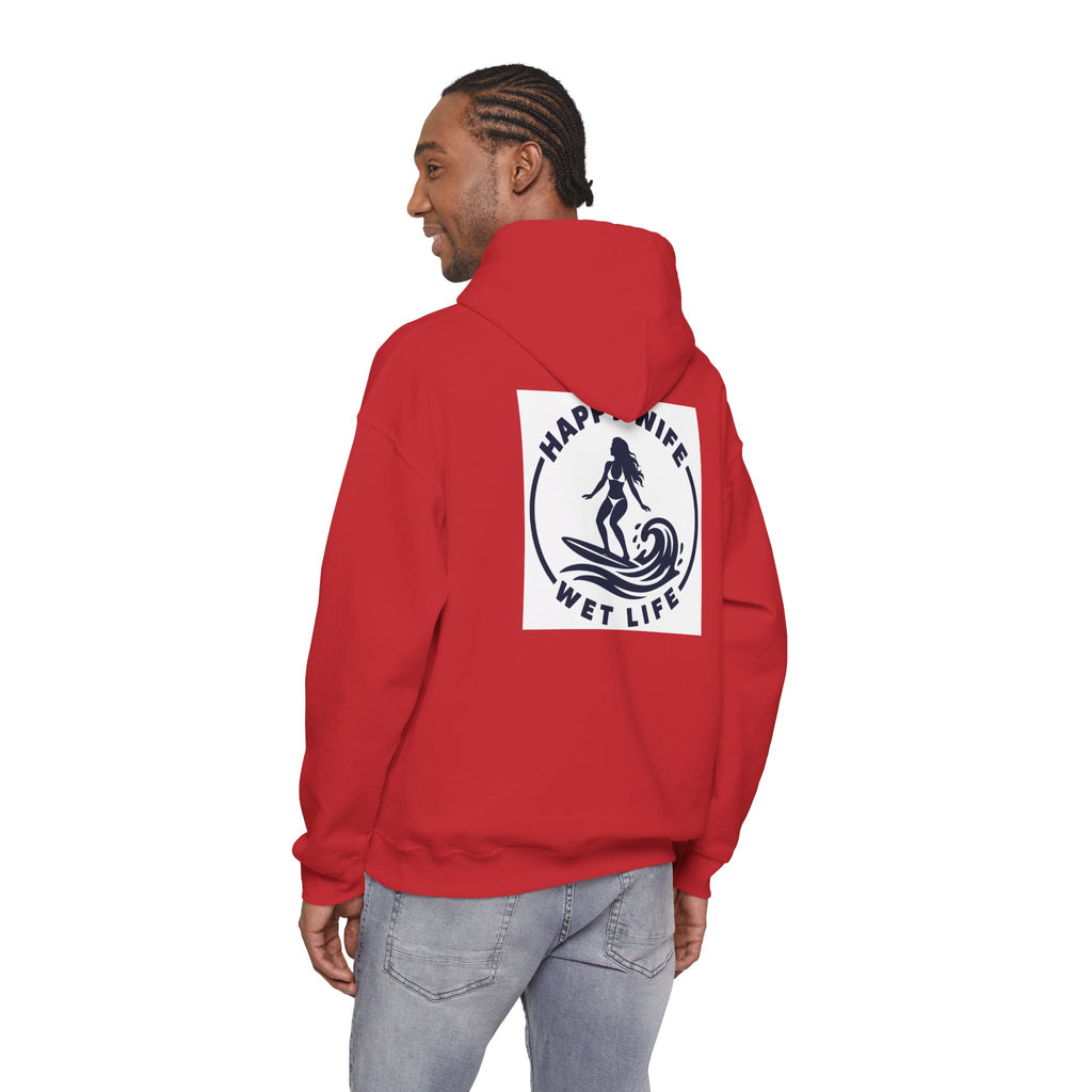 Unisex Heavy Blend™ Hooded Woman Surfing Sweatshirt