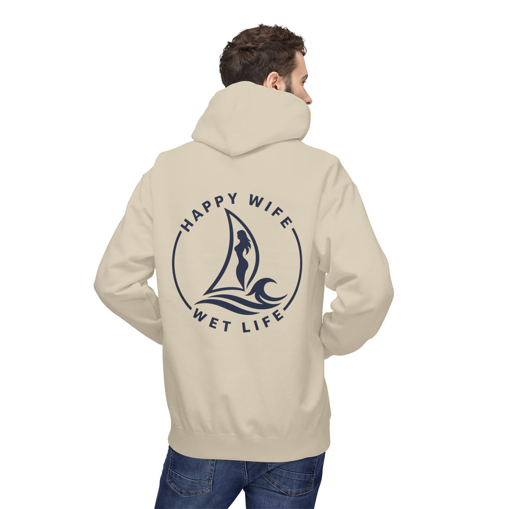 "Happy Life Wet Life" Nautical Graphic Pullover