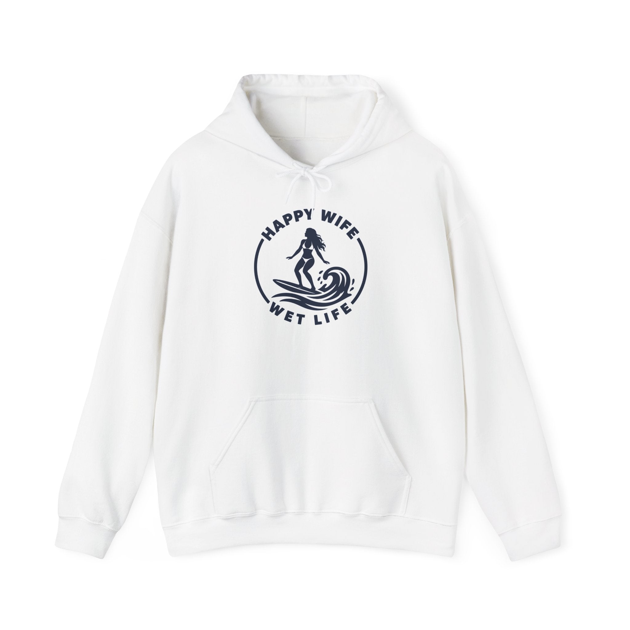 Unisex Heavy Blend™ Hooded Woman Surfing Sweatshirt