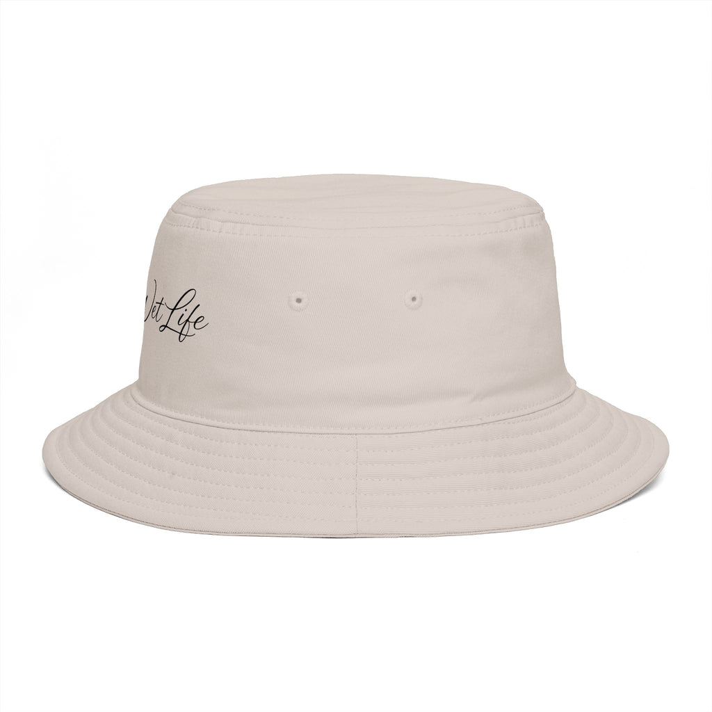 Bucket Hat — "Live the Wet Life" Embroidered Beach Bucket Hat