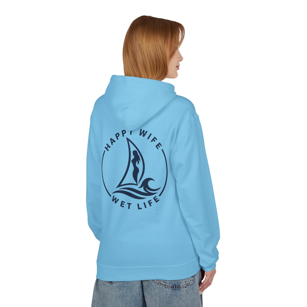 "Happy Life Wet Life" Nautical Graphic Pullover