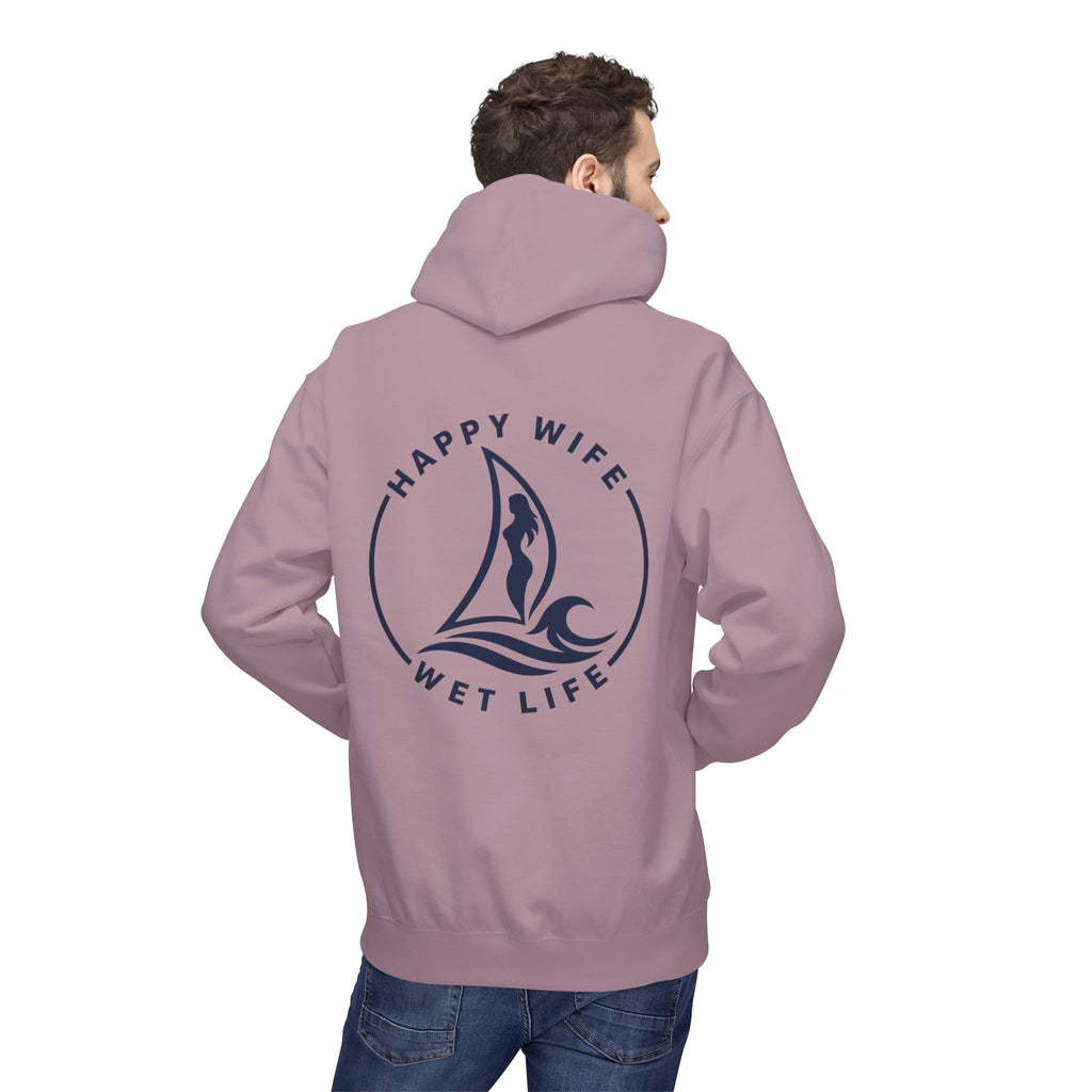 "Happy Life Wet Life" Nautical Graphic Pullover