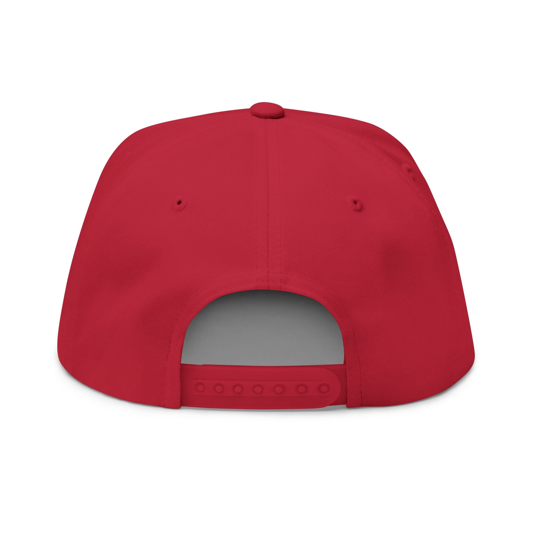 Flat Bill Cap — "Live the Wet Life" Embroidered Snapback (Fishing & Beach Lifestyle)