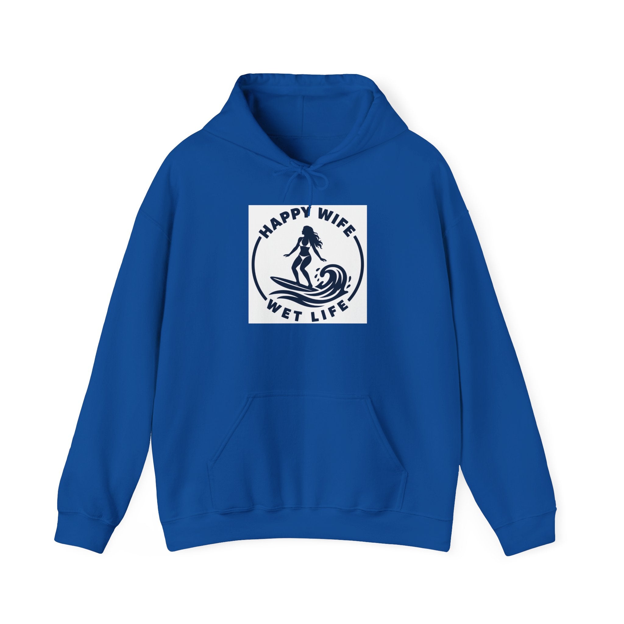 Unisex Heavy Blend™ Hooded Woman Surfing Sweatshirt