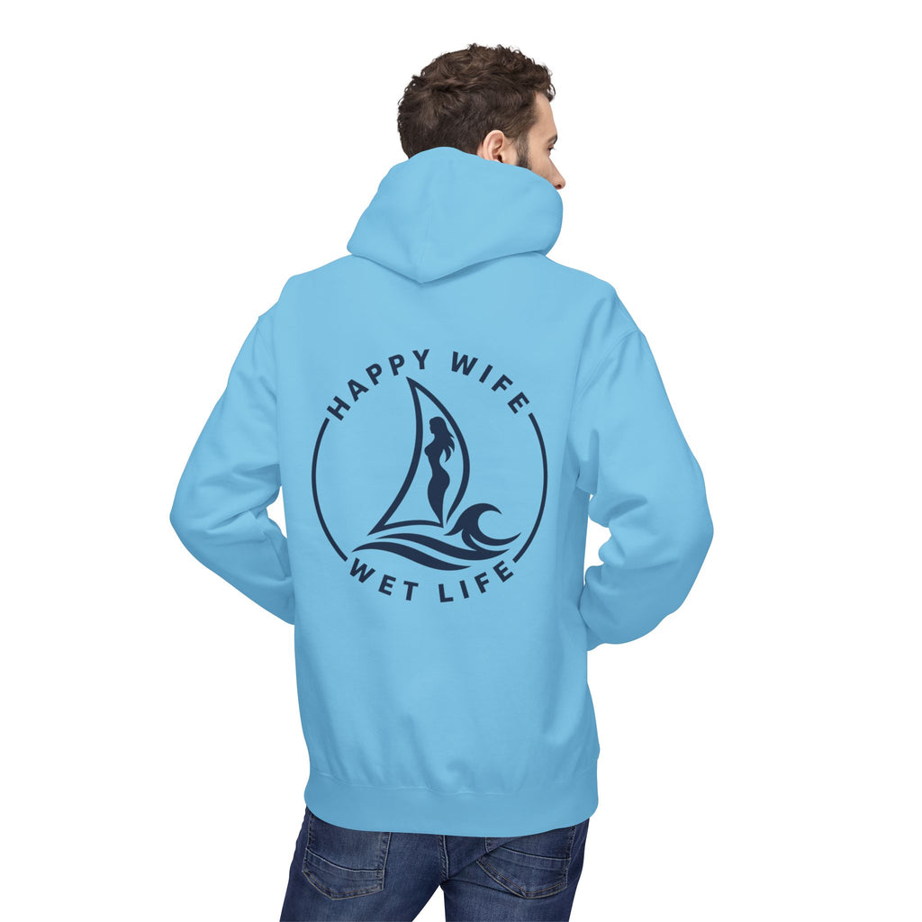 "Happy Life Wet Life" Nautical Graphic Pullover