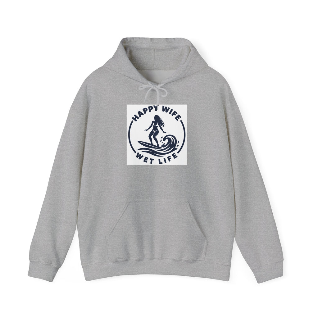 Unisex Heavy Blend™ Hooded Woman Surfing Sweatshirt