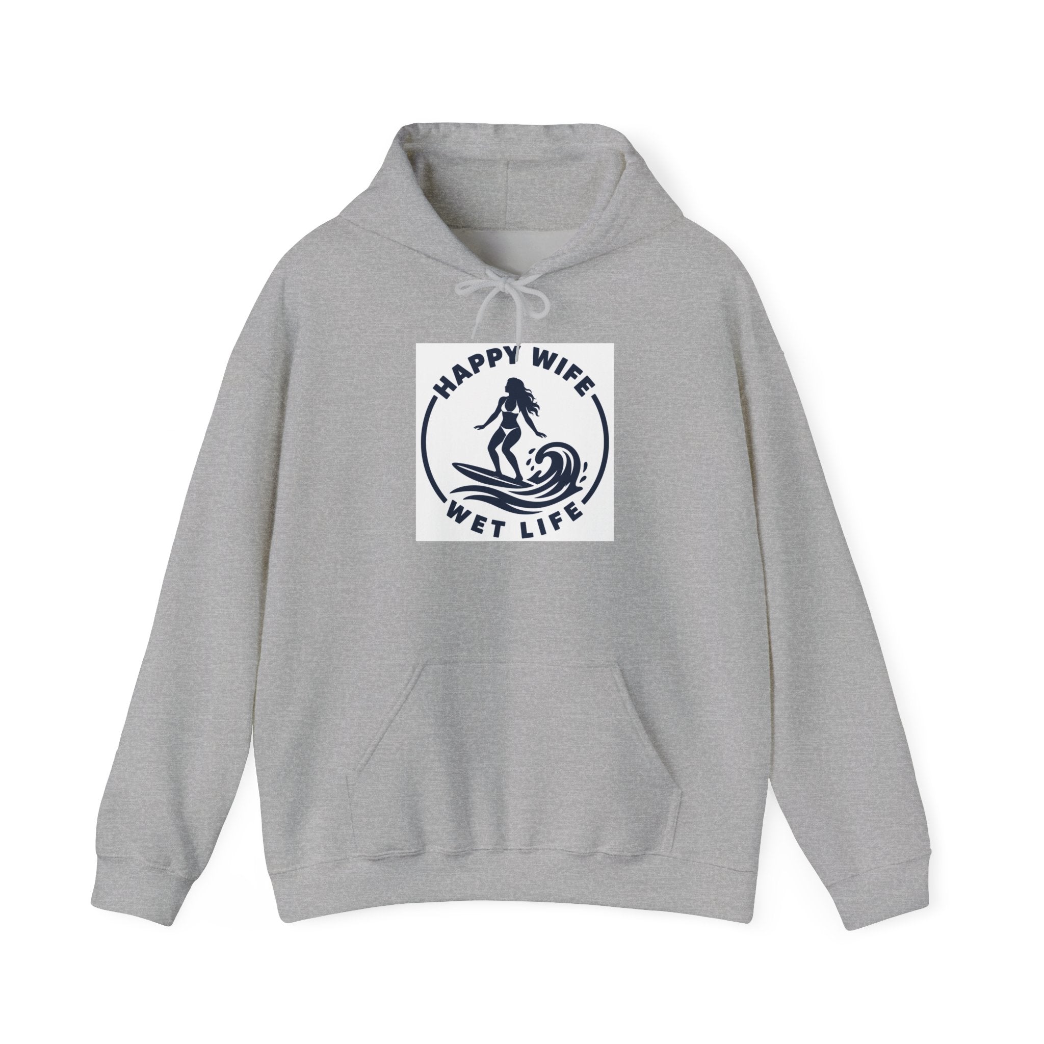Unisex Heavy Blend™ Hooded Woman Surfing Sweatshirt