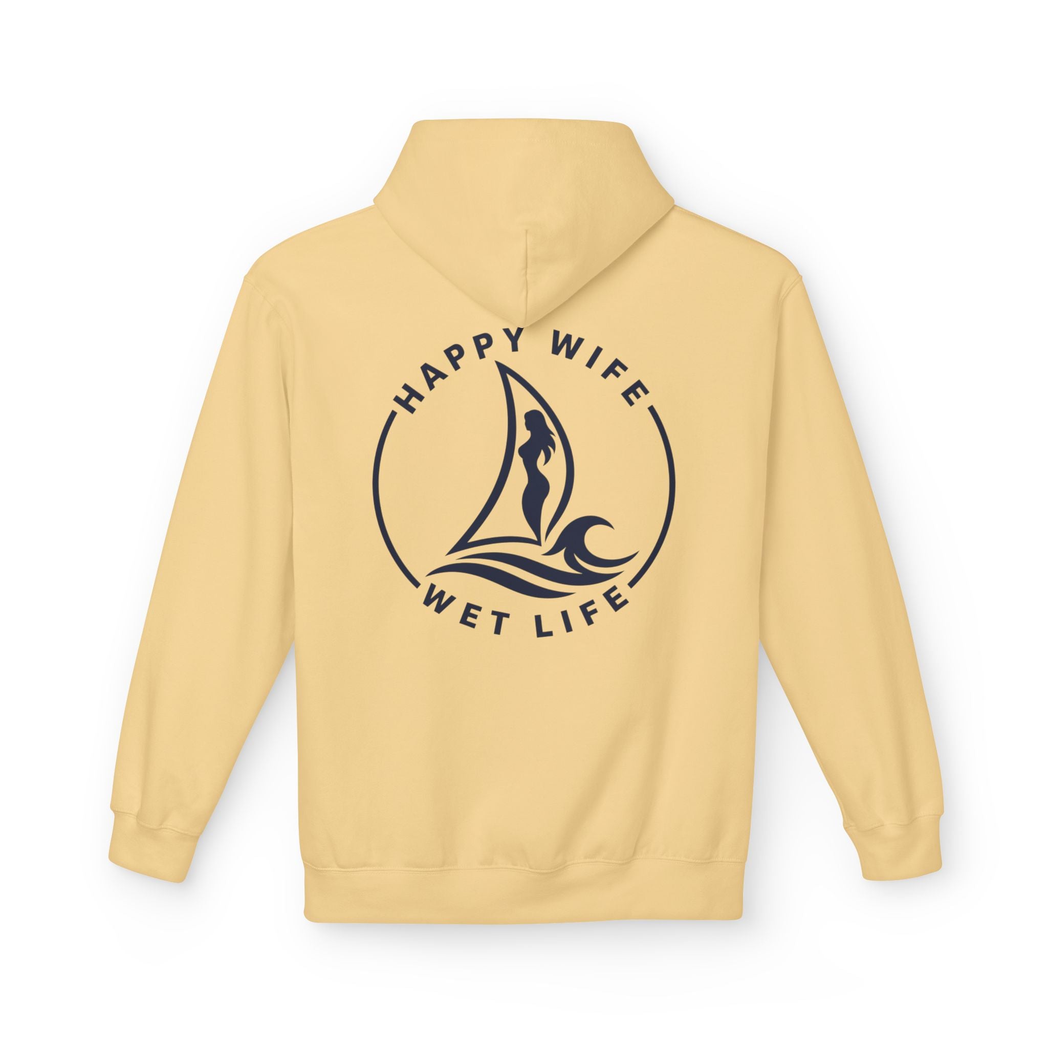 "Happy Life Wet Life" Nautical Graphic Pullover
