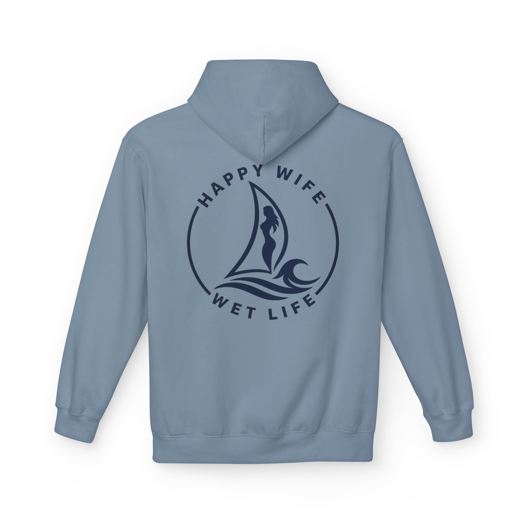 "Happy Life Wet Life" Nautical Graphic Pullover