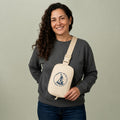 Sling Bag — "Happy Wife Wet Life" Embroidered Explorer Sling