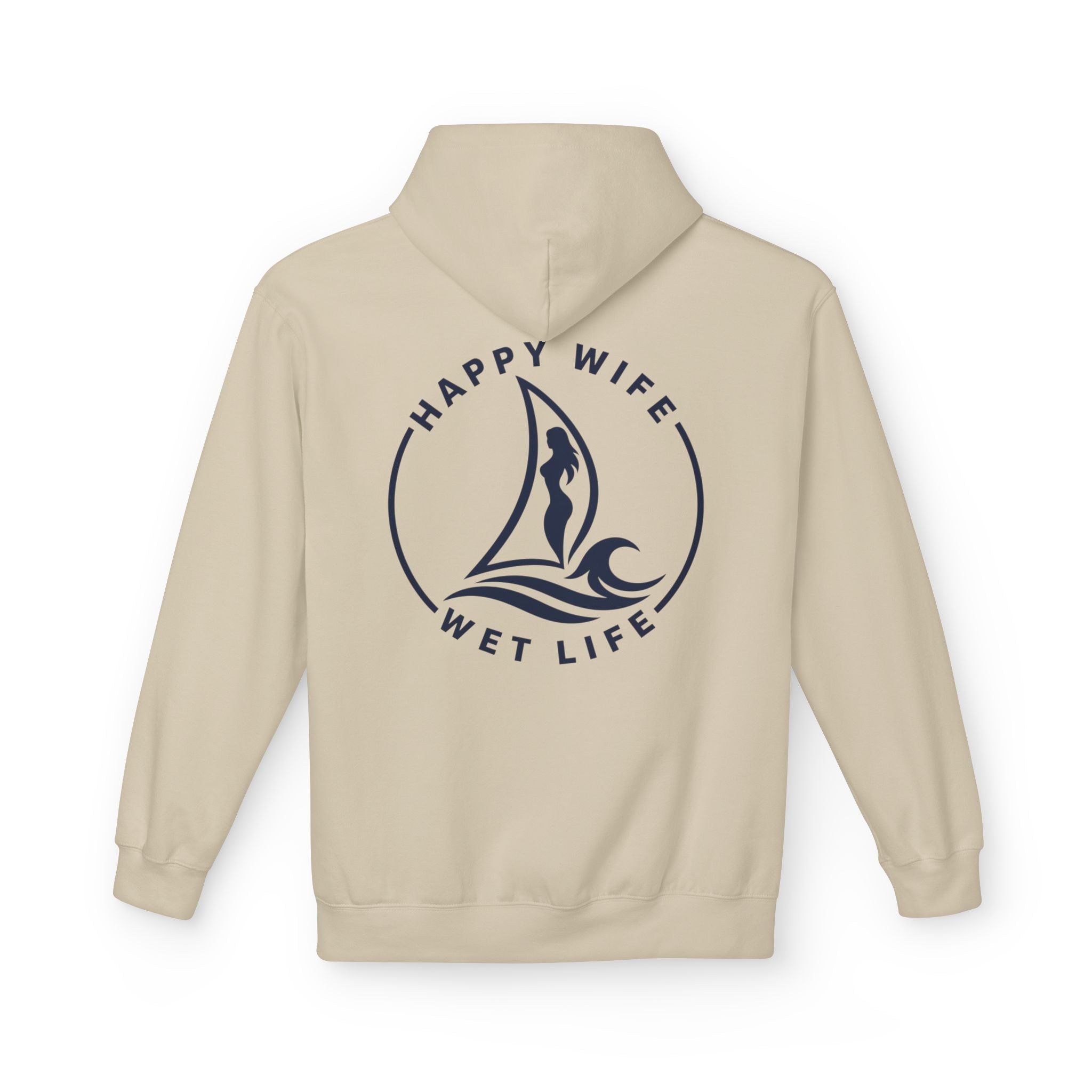 "Happy Life Wet Life" Nautical Graphic Pullover