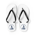 Happy Wife Wet Life Flip Flops — Nautical Beach Sandals for Couples & Vacation