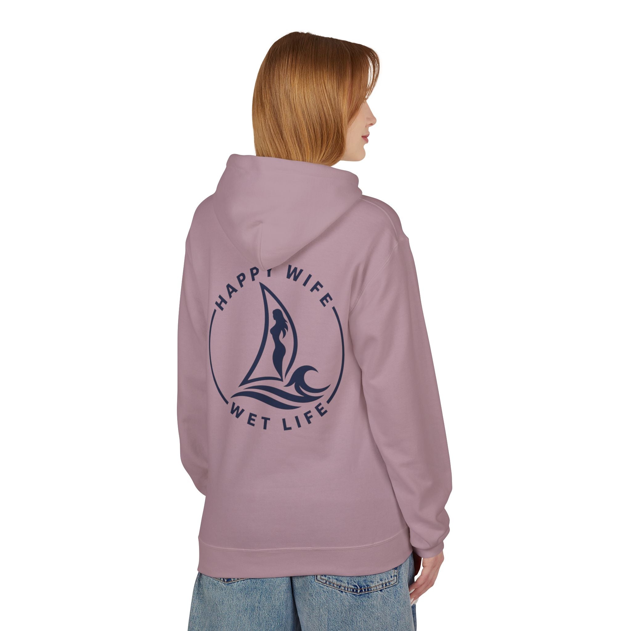 "Happy Life Wet Life" Nautical Graphic Pullover