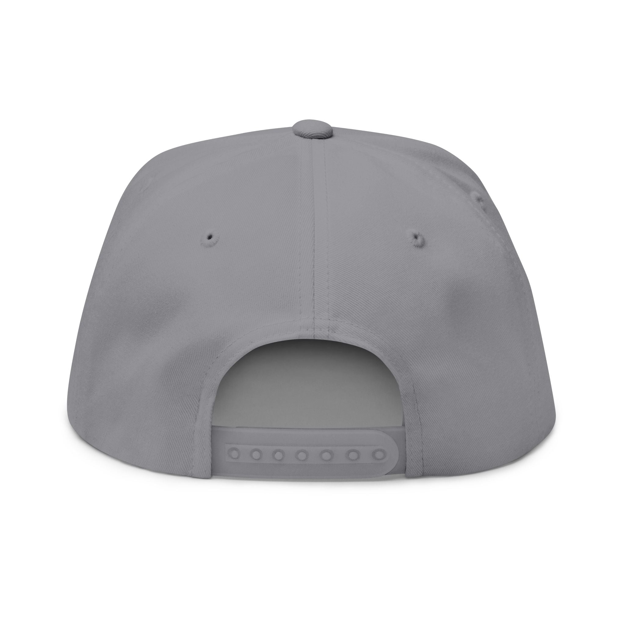 Flat Bill Cap — "Live the Wet Life" Embroidered Snapback (Fishing & Beach Lifestyle)