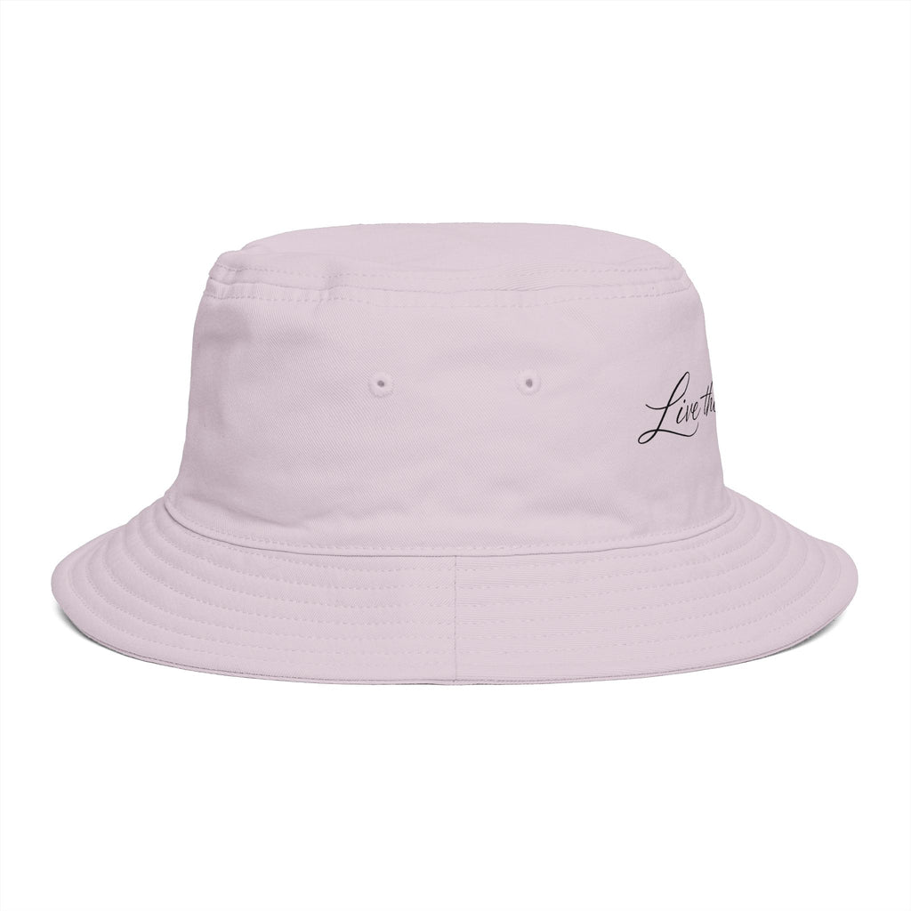 Bucket Hat — "Live the Wet Life" Embroidered Beach Bucket Hat