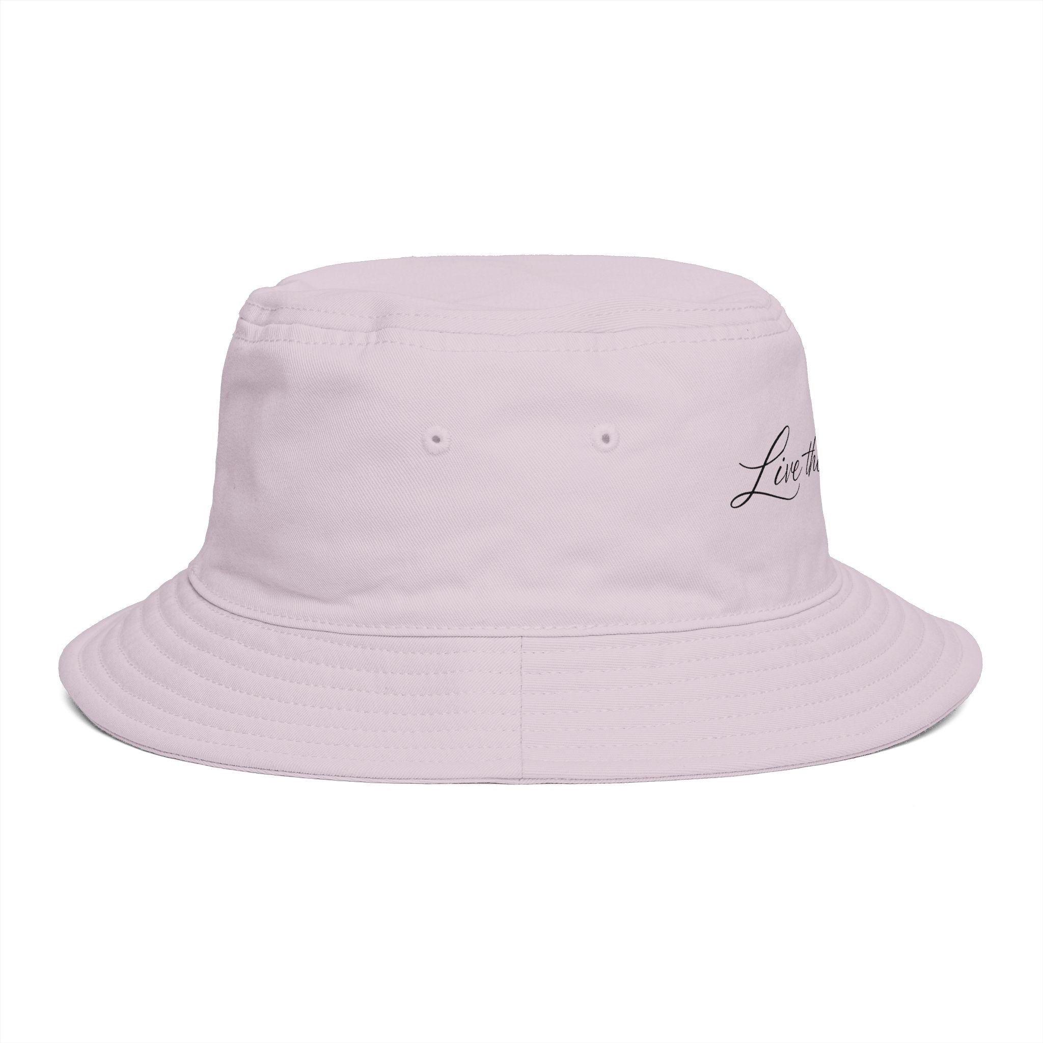 Bucket Hat — "Live the Wet Life" Embroidered Beach Bucket Hat