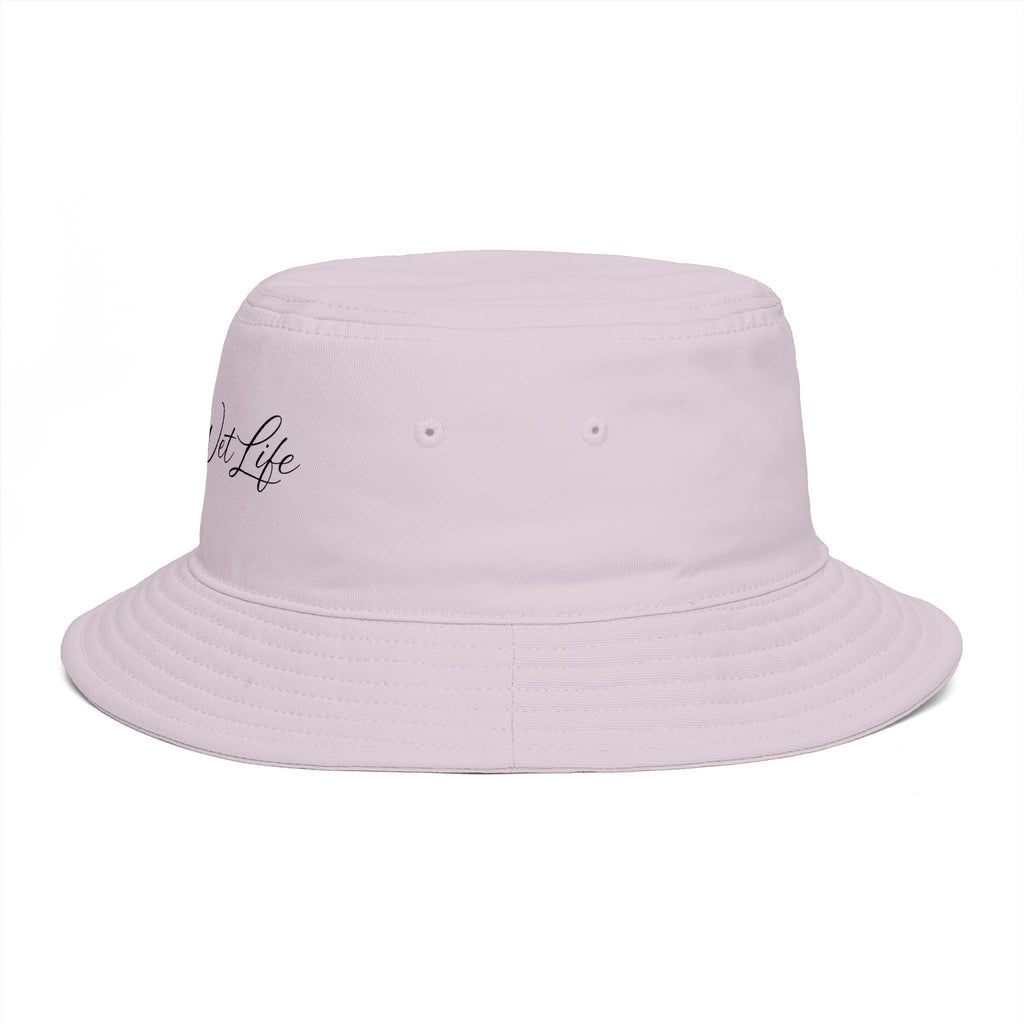 Bucket Hat — "Live the Wet Life" Embroidered Beach Bucket Hat