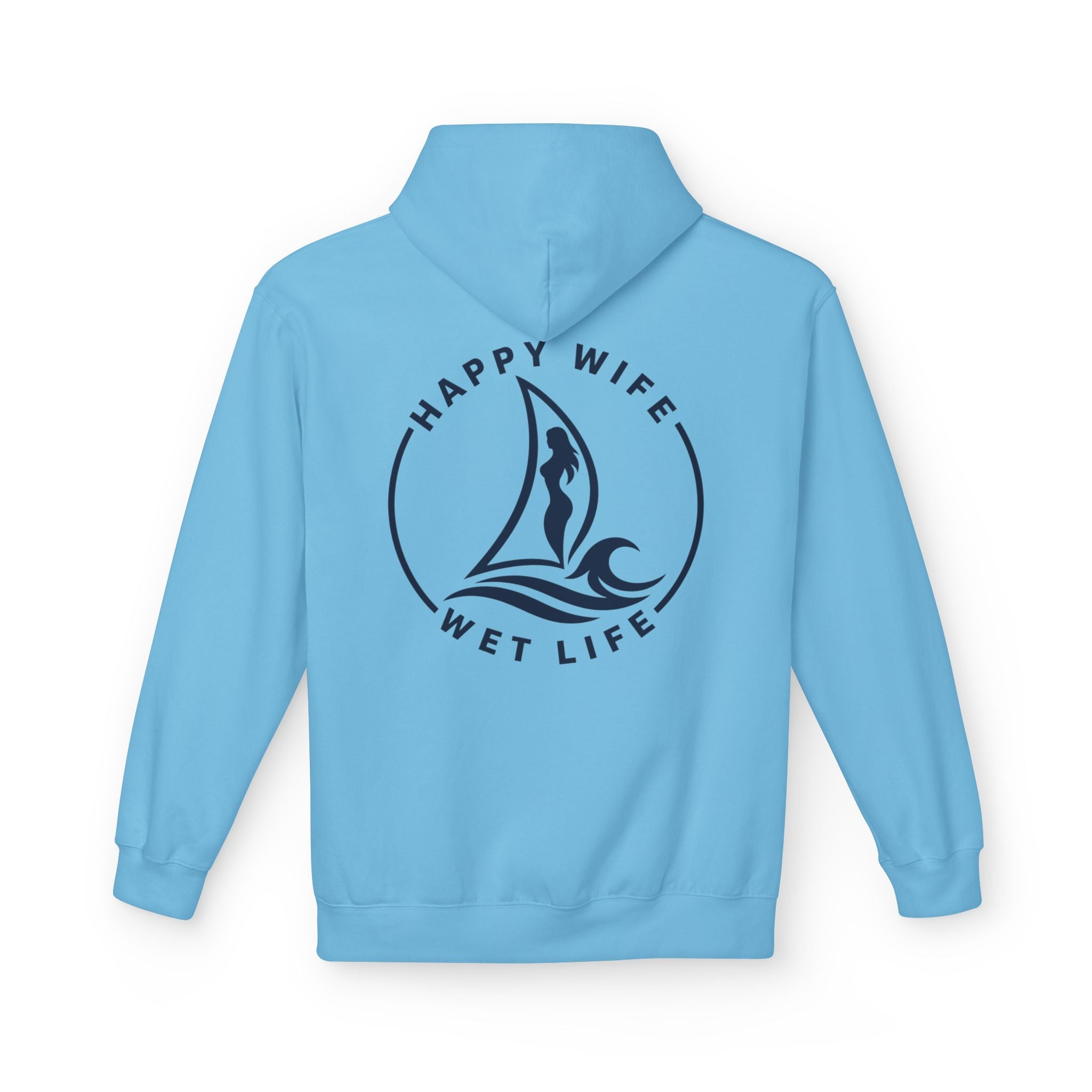 "Happy Life Wet Life" Nautical Graphic Pullover