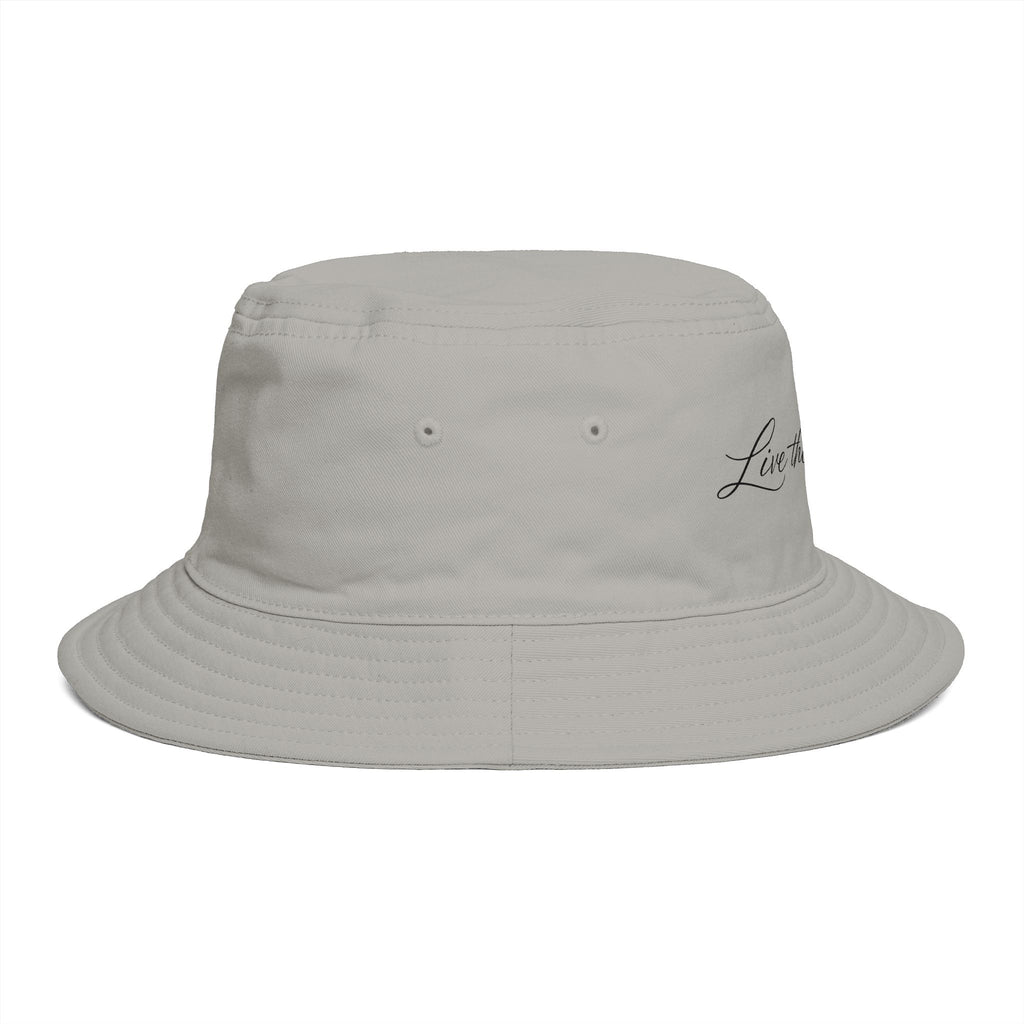 Bucket Hat — "Live the Wet Life" Embroidered Beach Bucket Hat