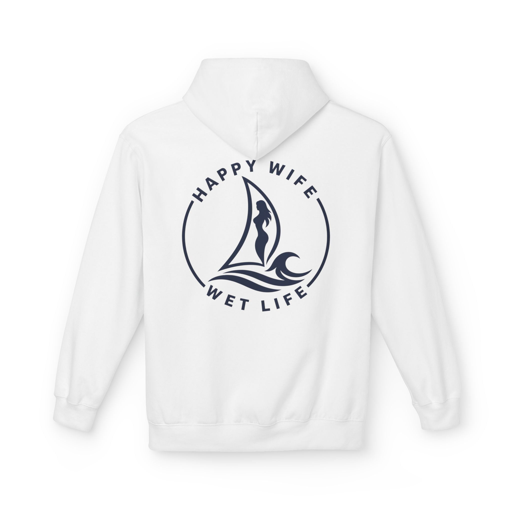 "Happy Life Wet Life" Nautical Graphic Pullover
