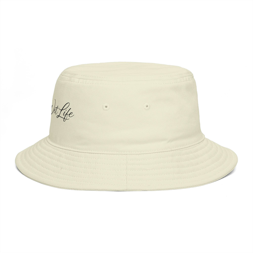 Bucket Hat — "Live the Wet Life" Embroidered Beach Bucket Hat