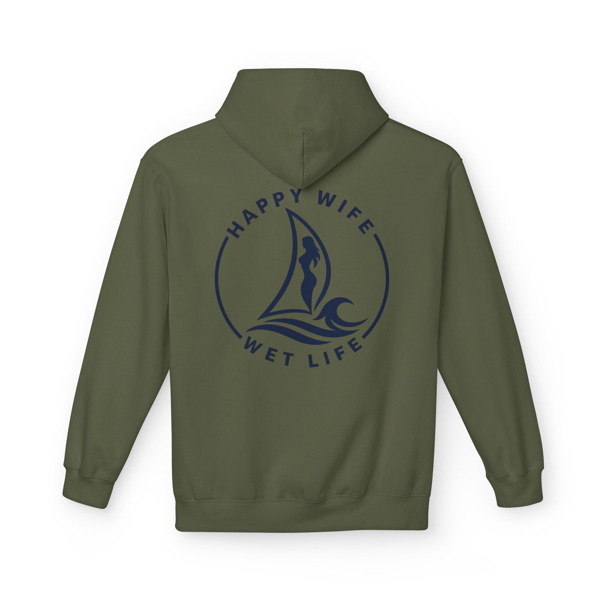 "Happy Life Wet Life" Nautical Graphic Pullover