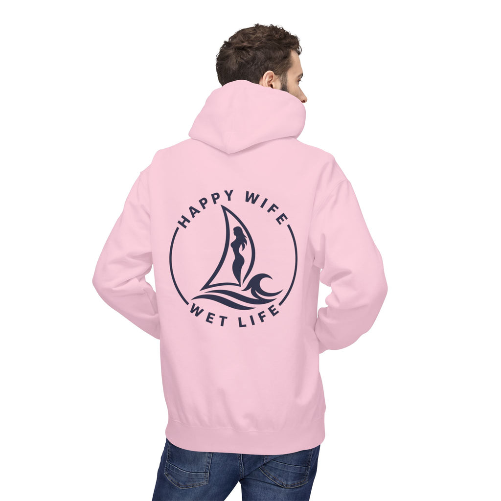 "Happy Life Wet Life" Nautical Graphic Pullover
