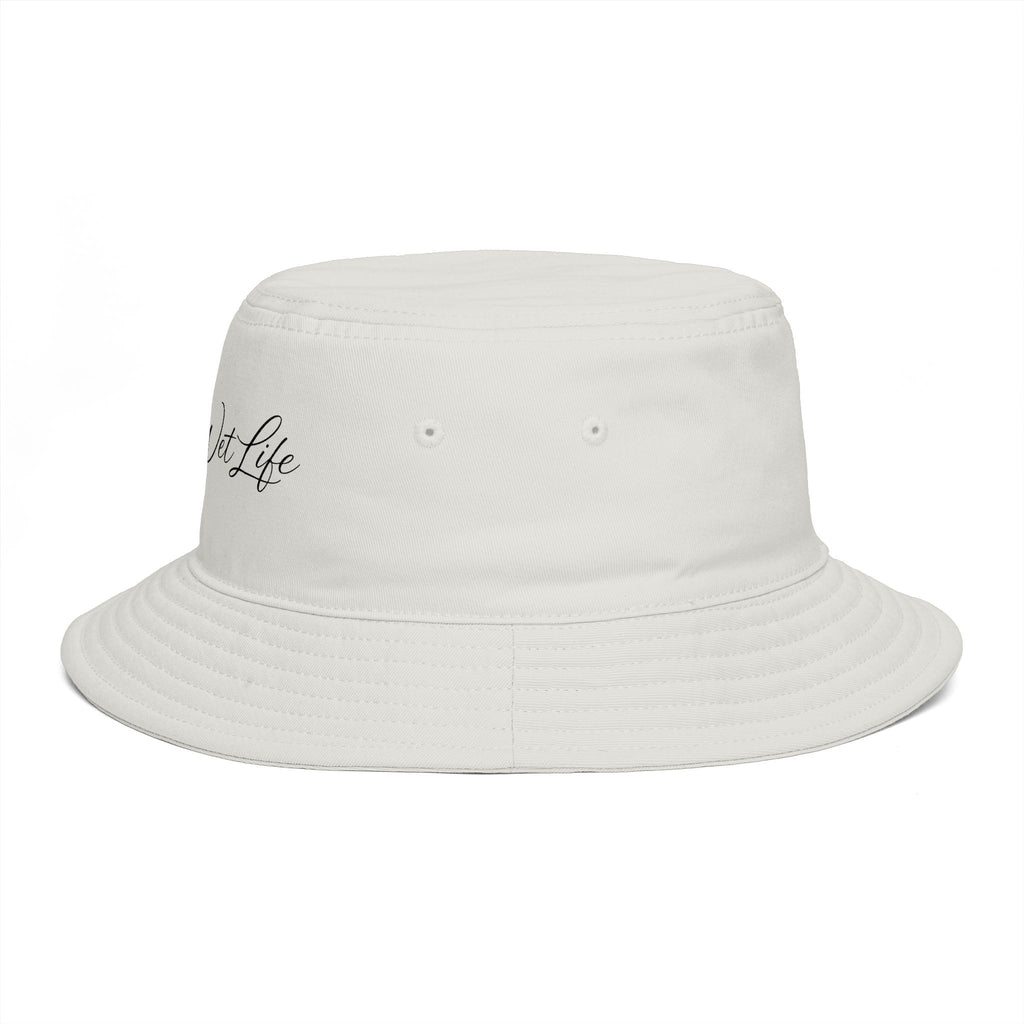 Bucket Hat — "Live the Wet Life" Embroidered Beach Bucket Hat