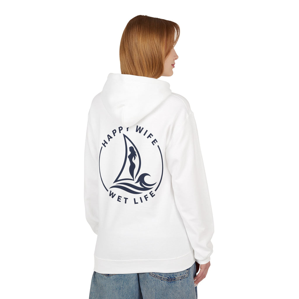"Happy Life Wet Life" Nautical Graphic Pullover