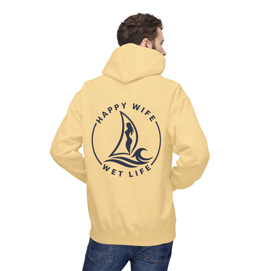 "Happy Life Wet Life" Nautical Graphic Pullover