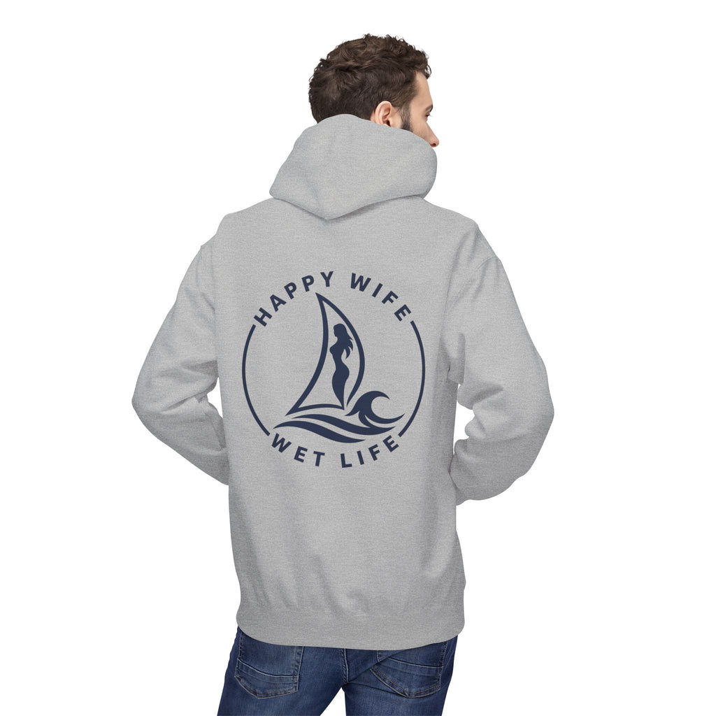 "Happy Life Wet Life" Nautical Graphic Pullover